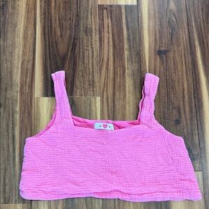 Buddy Love Pink Crop Top